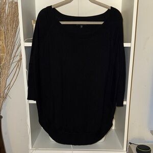 Express Women's Black Tunic Sweater